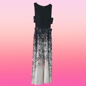 Wedding guest Dress floral black